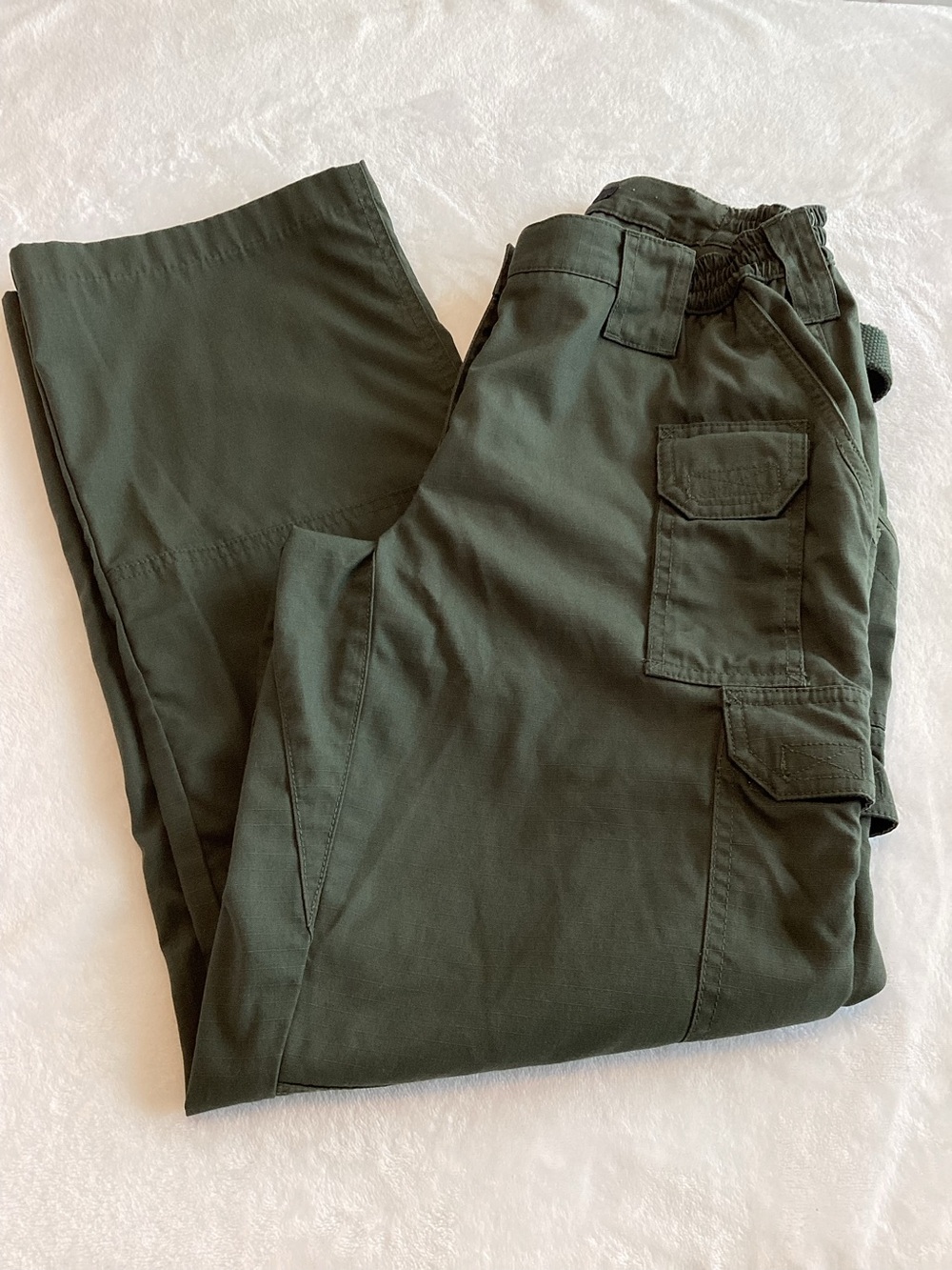 511 Tactical Women's Work Cargo Utility Pants Army Olive Green Size 8 TALL